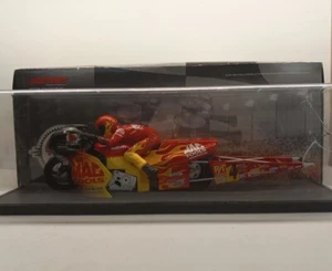 Action Antron Brown Mac Tools 2001 Pro Stock Bike 1:9 Scale Diecast Case and Box - Picture 1 of 13