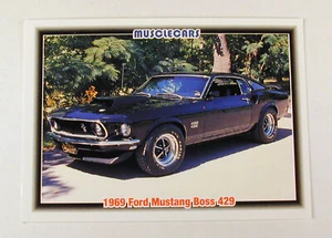 1969 Ford Mustang Boss 429 Collector's Trading Card - Picture 1 of 2