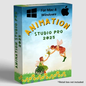 Animation Studio PRO 2025 - 3D/2D Motion Graphic Design Software MacOS & Windows - Picture 1 of 12