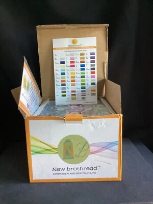 New Brothread - 40+8+2 Mixed Colors Embroidery Machine Thread - Image 1 of 4
