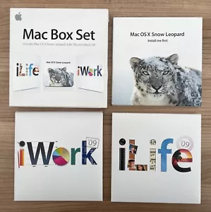Apple Mac Box Set Software OS X Snow Leopard iLife iWork (MC209Z/A) - Bild 1 von 1
