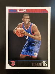 2014-15 NBA Hoops Red Back Joel Embiid #263 Rookie RC Philadelphia 76ers