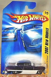 2007 Hot Wheels #34 New Models 34/36 CUSTOM '53 CHEVY Purple w/Chrome 5 Sp - Picture 1 of 5
