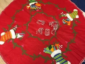 5 Piece Glass Nativity Set with Christmas Blanket - Bild 1 von 6