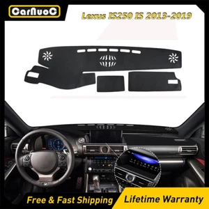 Dashmat Carpet Mat Dash Cover Pad Dashboard For Lexus IS250 IS300 IS350 2013-19 - Picture 1 of 17