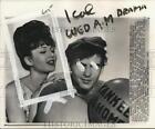 1961 Press Photo Horst Buchholz with Pamela Tiffin in "One, Two, Three"