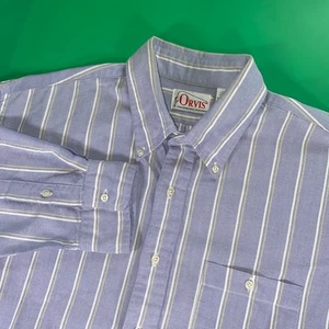 Orvis gestreiftes Button Down Hemd Langarm Freizeit XL - Bild 1 von 5