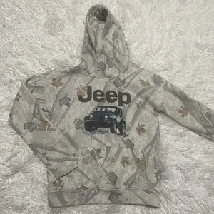 Jeep Hoodie Camouflage Abercrombie Kinder Größe 13/14 Relaxed Fit - Bild 1 von 3