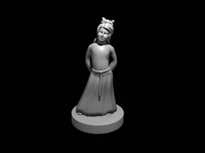 Female Child for D&D Dungeons and Dragons Pathfinder DND Mini - Picture 1 of 1