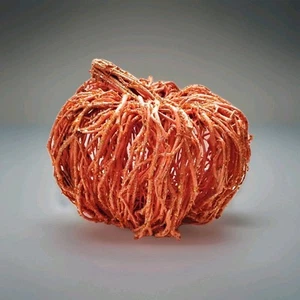 Sparkle Sequin Pumpkin Seasonal Halloween Decor Vintage - Picture 1 of 3