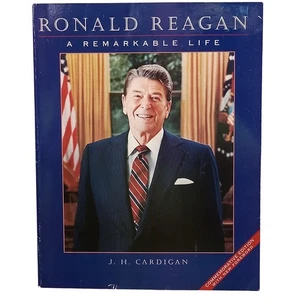 Ronald Reagan A Remarkable Life By J.H. Cardigan Softcover - Imagen 1 de 7