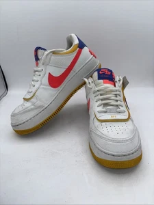 NIKE AIR FORCE 1 AF1 SHADOW SUMMIT WHITE-ASTRONOMY SZ 8 WOMENS - Picture 1 of 14