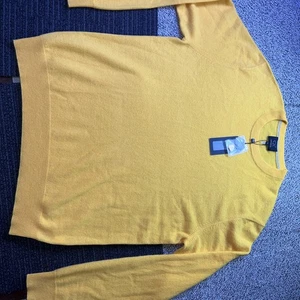 Maglione Qi Cashmere Uomo Xl 100% Cashmere Girocollo Silenzioso Lusso - Foto 1 di 6