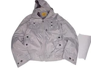 Chaqueta unisex plateada D87 BCH talla pequeña - Imagen 1 de 11