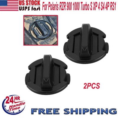 2 x Twist Floor Drain Plug for Polaris General RZR 900 1000 Turbo S XP S4 4P RS1 - Image 1 of 4