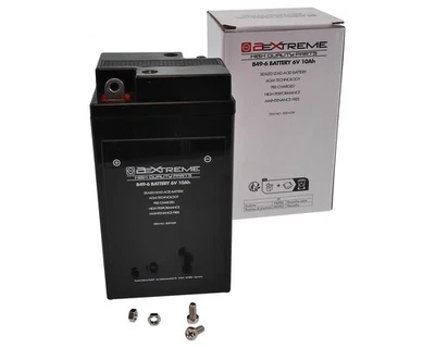 Batterie B49-6 AGM 6V 10Ah passt für BMW R 25/3 R 50 /2 R50 S R 51 R 60 69 Vespa - Bild 1 von 4