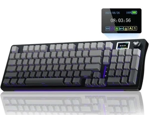 AULA S98 Pro Bezprzewodowa klawiatura mechaniczna z ekranem i pokrętłem NOWA - Zdjęcie 1 z 1