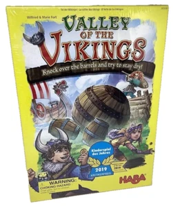 Valley of the Vikings Knock Over Barrels Try Stay Dry Game Kids Family Fun NEW - Picture 1 of 5