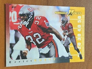 🏈 1997 Pinnacle X-Press Calcio "Autumn Warriors" Parallelo #90 Errict RHETT 🏈 - Foto 1 di 2