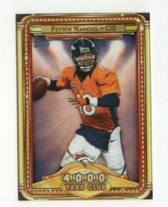2013 Topps Football 4000 Yard Club PEYTON MANNING DENVER BRONCOS #6 - Foto 1 di 6