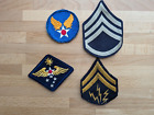 LOT de patch militaire brodé vintage Seconde Guerre mondiale USAF Air Force Extrême-Orient