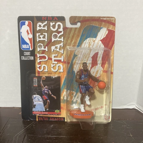 NBA Court Collection Super Stars Scottie Pippen Rockets 99-00 Season figure card Cover