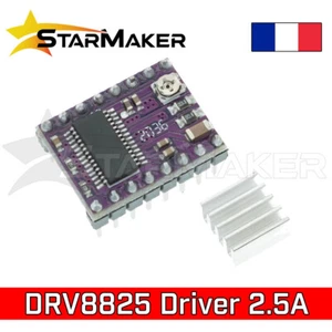 DRV8825 Contrôleur driver stepper motor 2.5A - CNC Imprimante 3D (upgrade A4988) - Imagen 1 de 5