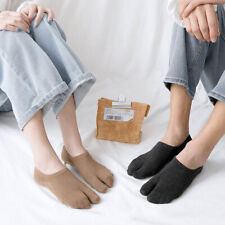 Unisex Comfort Japanese Flip Flop Sandal Split Toe Tabi Unisex Sport Socks New