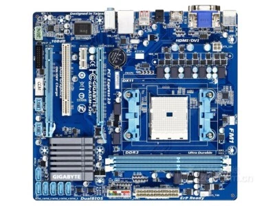 GIGABYTE GA-A55M-S2H Motherboard Socket FM1 AMD A55 DDR3 Micro ATX - Image 1 of 4