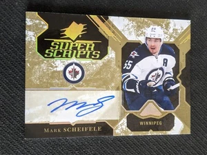 2017-18 UD SPX MARK SCHEIFELE SS-MS SUPER SCRIPTS AUTO AUTOGRAPH - Picture 1 of 2