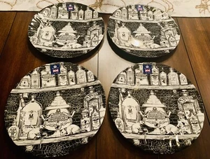 Rare Royal Wessex Apothecary Halloween Plates - Picture 1 of 3