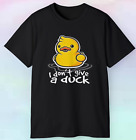 T-shirt homme femme I Don't Give a Duck | Humour drôle canard en caoutchouc | T-shirt S-5XL