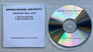 GEORGE MICHAEL And MUTYA This Is Not Real Love 2006 UK PROMO CD Single Mixes - Picture 1 of 2