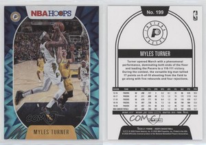 2020-21 Panini NBA Hoops Teal Explosion Myles Turner #199