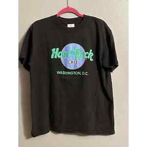Vintage 90s Hard Rock Cafe New York T Shirt * Adult XL Black Pink Green Blue
