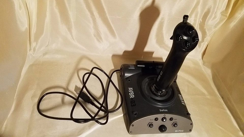 Saitek Aviator Stick For PS3 AV8R 03 Flight Controller PlayStation 3 USB SN-PS40 - Image 1 of 1