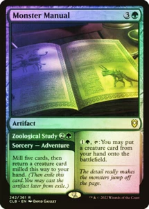 MTG FOIL Monster Manual Estudio Zoológico - Commander Legends: Battle for - Imagen 1 de 1