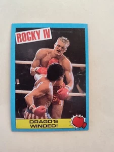 ROCKY IV: Drago & Rocky: Drago's Winded! 1985 TOPPS Card #45 - Picture 1 of 2