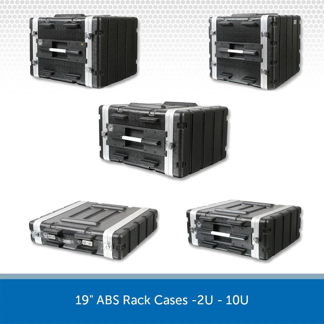 2u Rack Case PULSE ABS-2U 19-Inch Rack ABS Flight Case - 2U Rackmount ...