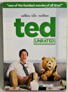 ted UNRATED DVD, 2012 Mark Wahlberg Mila Kunis Seth MacFarlane - Picture 1 of 6