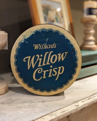 Vintage 1930's Willards' Willow Crisp Cookie Tin - Image 1 of 4
