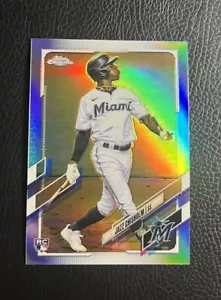 2021 Topps Chrome Jazz Chisholm #144 Rifrattore Rookie RC New York Yankees - Foto 1 di 3
