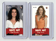 Paige Turco rare MH Navy Cut #'d x/3 Tobacco card no. 563