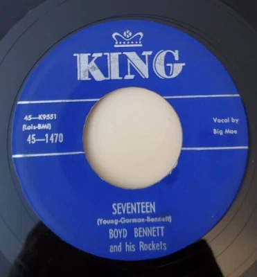 Boyd Bennett And His Rockets SEVENTEEN / LITTLE OLE YOU-ALL (ROCKABILLY) #1470  Foto 1 de 4