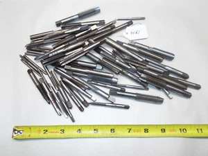 Lot of (60) Machinist's Taps Various Sizes from #6-32 to 1/2-20, Made in USA - Picture 1 of 2