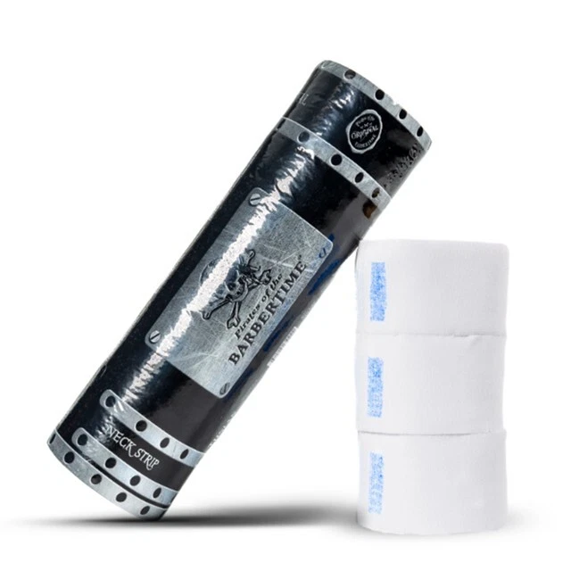 Barbertime Hair Cutting Neck Band | Disposable Neck Tissue Strip Paper 5 Rolls