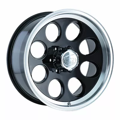 ION ALLOY 171 Rim 15X8 5X139.7 Offset -27 Black w/Machined Lip (Quantity of 1) - Image 1 of 2