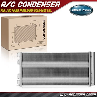 Condensador de aire acondicionado con receptor secador y soporte para Land Rover Freelander V6 2,5 L Foto 1 de 4