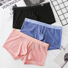 3Pack New Summer Men's Ice Silk Quick-drying Men's Breathable Nylon Underwear