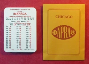 Chicago Cubs - 2024 APBA Season Team Set (30 Karten) - Bild 1 von 1